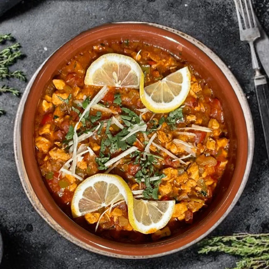 Chicken Maqloqal with Cheese Casserole